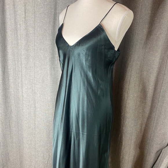 NWT Banana Republic 100% silk dress green xs - Picture 2 of 5